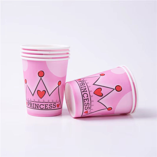Prinsessa pahvimukit, 10kpl/pkt